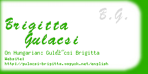 brigitta gulacsi business card